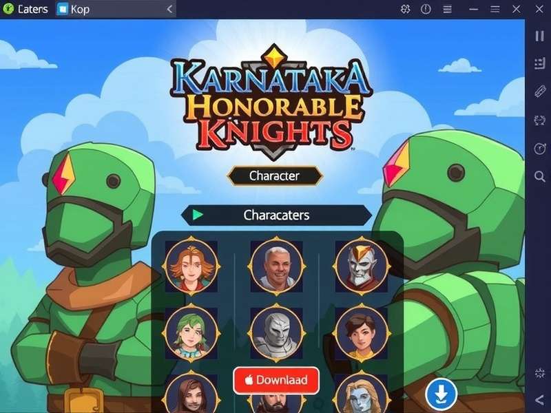 Karnataka Honorable Knights character selection screen
